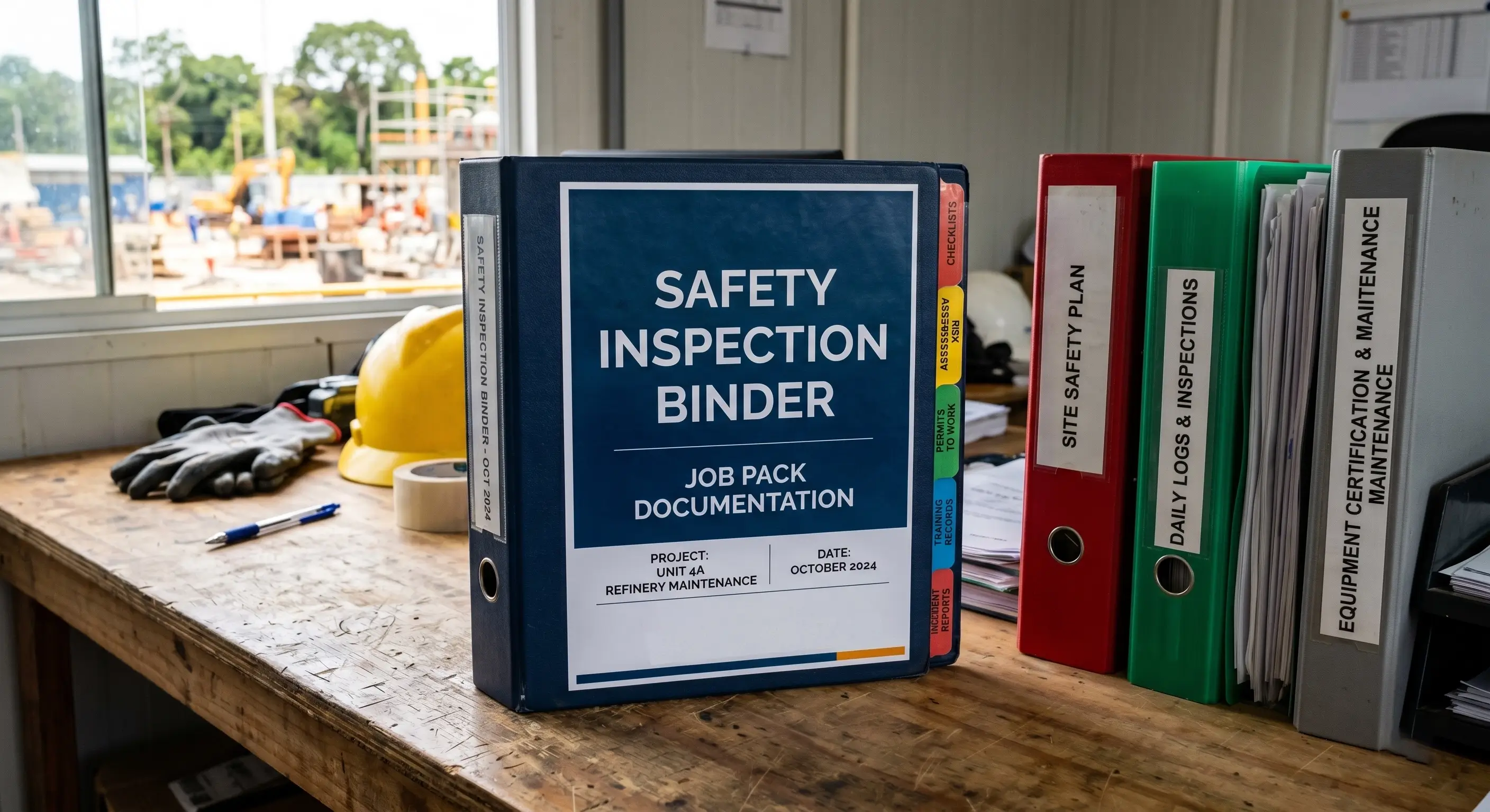 Compliance folders and inspection binders