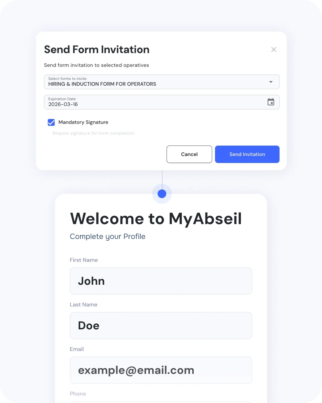 Digital HR Forms & Declarations
